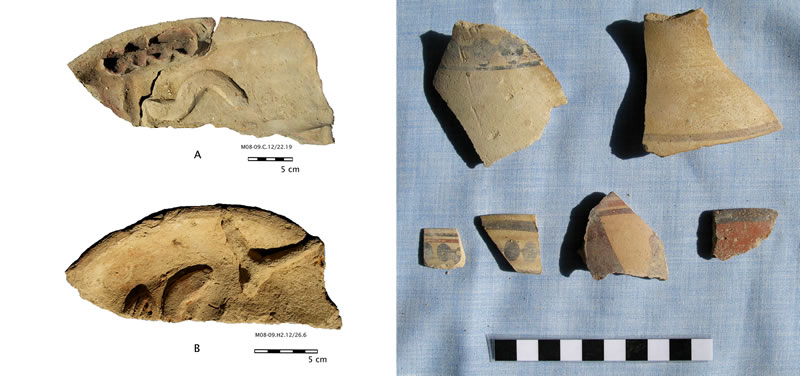 Figure 7 (left) Offering platters from the Mo’alla necropolis. Figure 8 (right) Offering platters from the Mo’alla necropolis.
