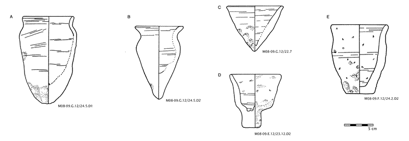 Figure 6 Model vessels from Mo’alla necropolis.